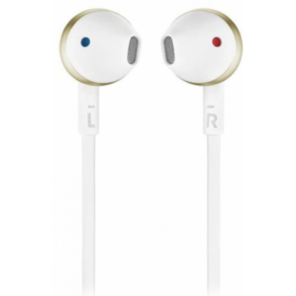 Фото - Наушники вкладыши беспроводные JBL T205BT Champagne Gold (JBLT205BTCGD)