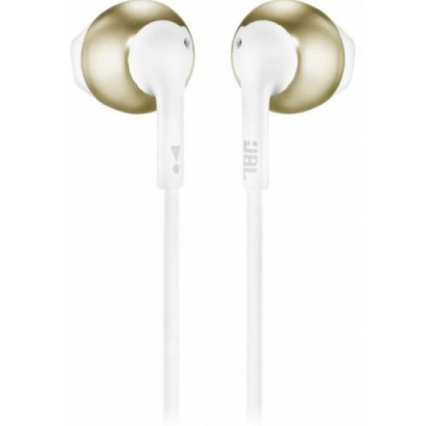 Фото - Наушники вкладыши беспроводные JBL T205BT Champagne Gold (JBLT205BTCGD)