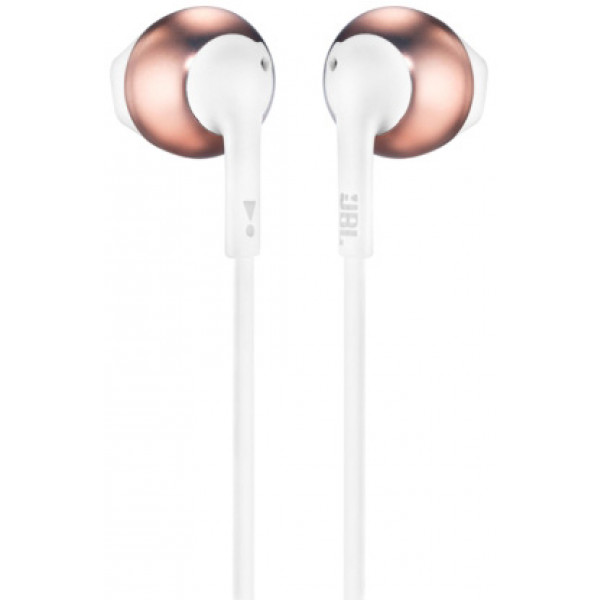 Фото - Наушники вкладыши беспроводные JBL T205BT Rose Gold (JBLT205BTRGD)