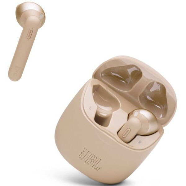 Фото - Навушники вкладиші бездротові TWS JBL T225TWS Gold (JBLT225TWSGLD)