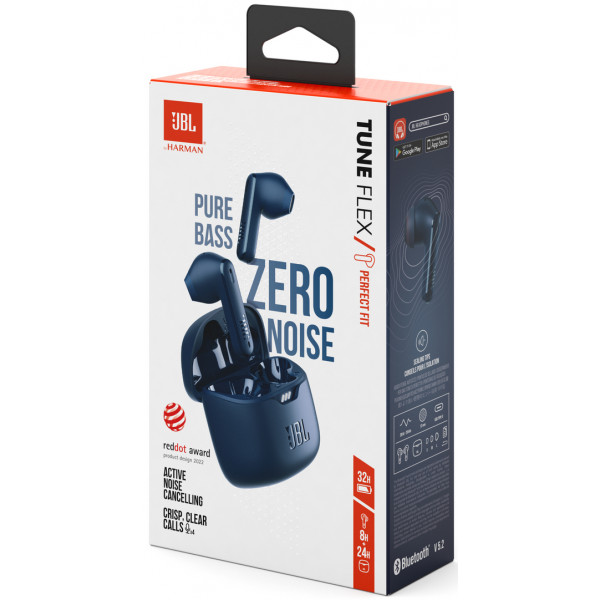 Фото - Наушники вкладыши беспроводные TWS JBL Tune FleX Blue(JBLTFLEXBLU)