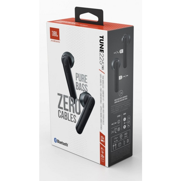 Фото - Навушники вкладиші бездротові TWS JBL T225TWS Black (JBLT225TWSBLK)