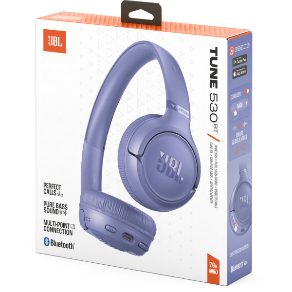 Фото - Навушники накладні бездротові JBL Tune 530BT Lavender (JBLT530BTLAVEU)