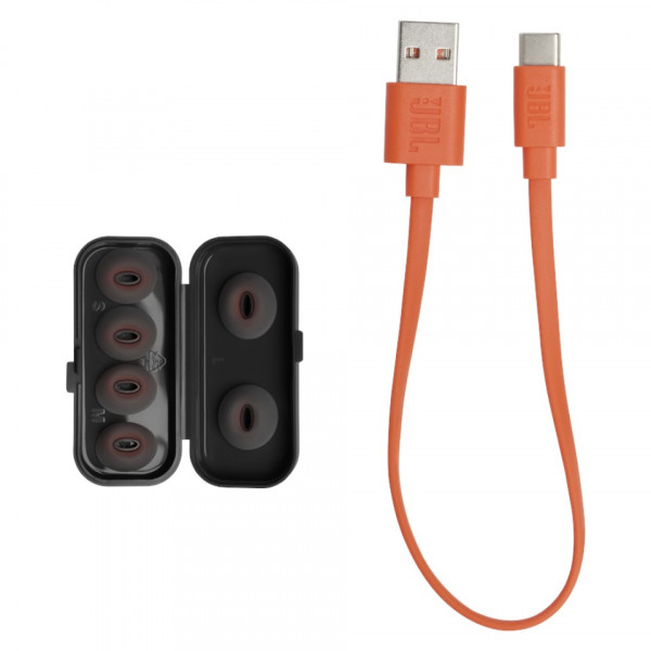 Фото - Навушники вкладиші бездротові TWS JBL Tune Flex 2 Ghost Black (JBLTFLEX2GBLK)