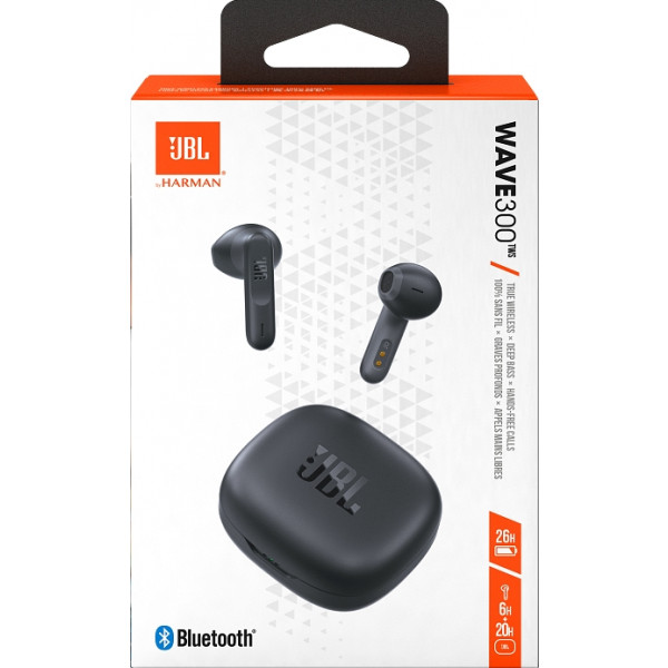 Фото - Наушники вкладыши беспроводные TWS JBL Wave 300 Black (JBLW300TWSBLK)