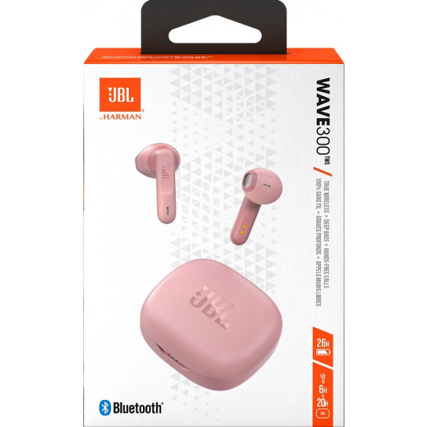 Фото - Наушники вкладыши беспроводные TWS JBL Wave 300 Pink (JBLW300TWSPIK)
