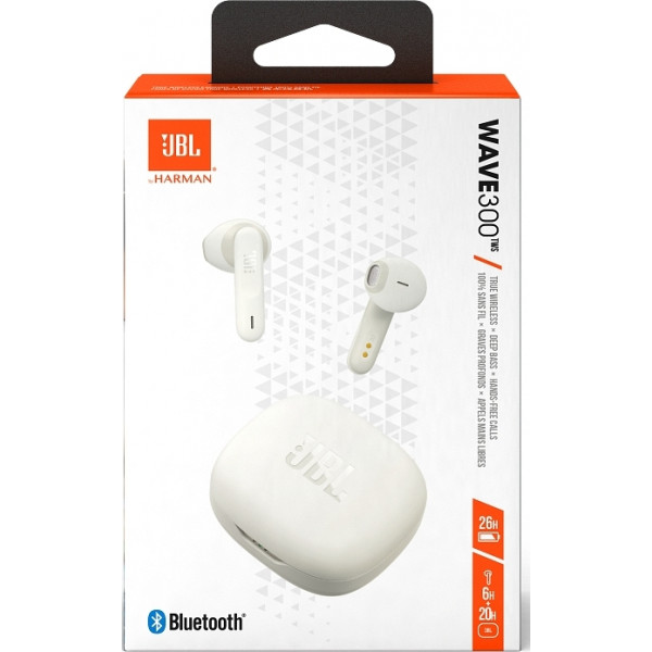 Фото - Наушники вкладыши беспроводные TWS JBL Wave 300 White (JBLW300TWSWHT)