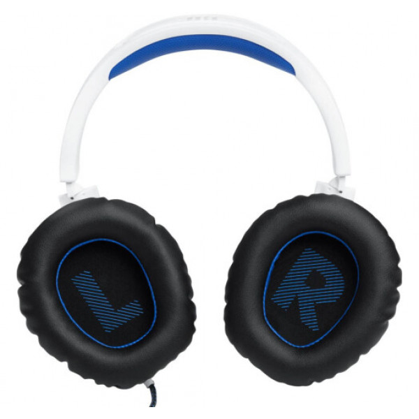 Фото - Гарнитура проводная игровая JBL Quantum 100P Console White (JBLQ100PWHTBLU)