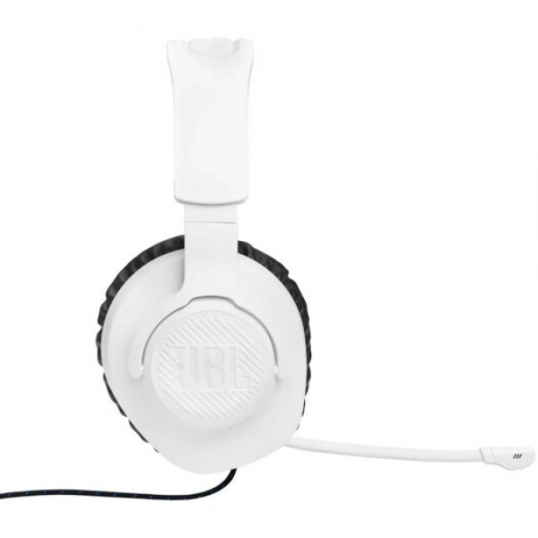 Фото - Гарнитура проводная игровая JBL Quantum 100P Console White (JBLQ100PWHTBLU)