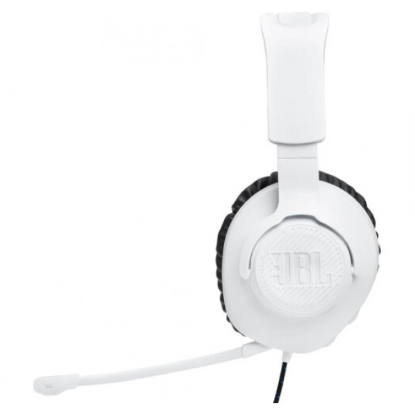 Фото - Гарнитура проводная игровая JBL Quantum 100P Console White (JBLQ100PWHTBLU)