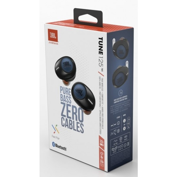 Фото - Наушники вкладыши беспроводные TWS JBL T125TWS Blue (JBLT125TWSBLU)