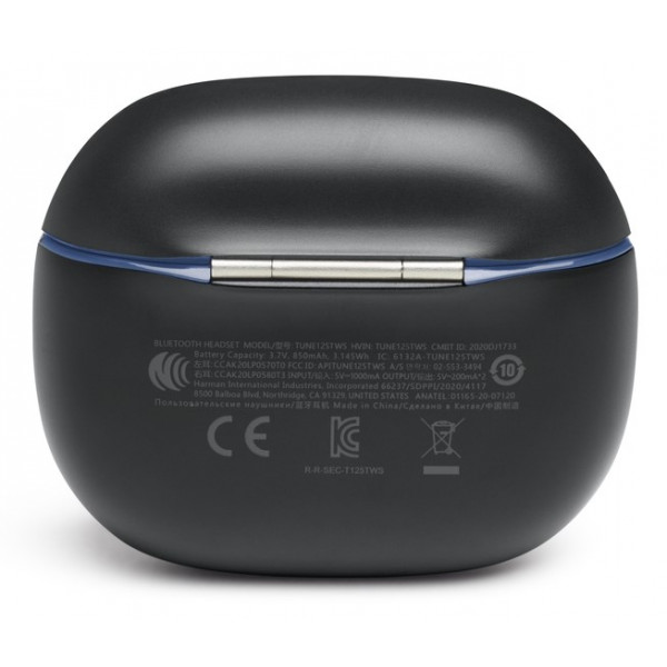 Фото - Наушники вкладыши беспроводные TWS JBL T125TWS Blue (JBLT125TWSBLU)