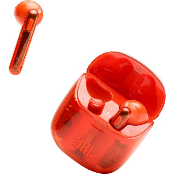 Фото - Навушники вкладиші бездротові TWS JBL T225TWS Ghost Orange (JBLT225TWSGHOSTORG)