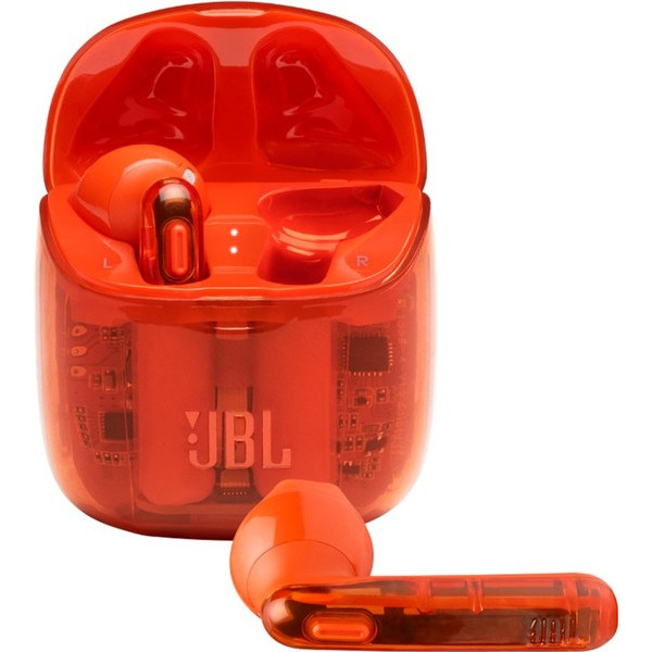 Фото - Навушники вкладиші бездротові TWS JBL T225TWS Ghost Orange (JBLT225TWSGHOSTORG)