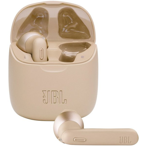 Фото - Навушники вкладиші бездротові TWS JBL T225TWS Gold (JBLT225TWSGLD)
