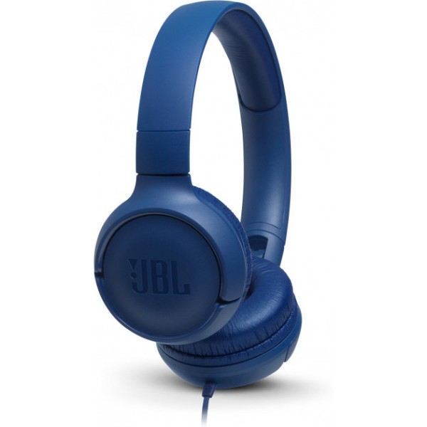 Фото - Навушники накладні дротові JBL T500 Blue (JBLT500BLU)