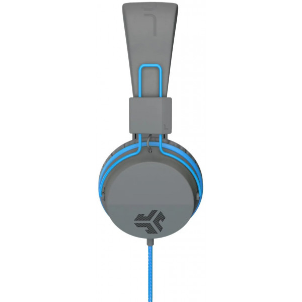 Фото - Навушники накладні дротові JLab JBuddies Studio Kids Grey/Blue (IEUHJKSTUDIORGRYBLU6)