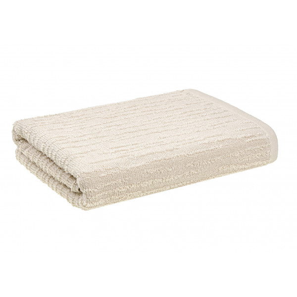 Фото - Рушник для обличчя Home Line махровий Іларія бежевий 50х90 (175727)