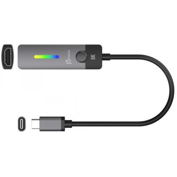 Фото - Адаптер Mini Display Port-HDMI J5create USB-C на HDMI (JCA157-N)