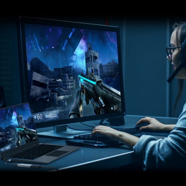 Фото - Адаптер Mini Display Port-HDMI J5create USB-C на HDMI (JCA157-N)