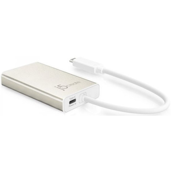 Фото - Хаб USB J5create USB-C 5-в-1 Silver (JCA374-N)
