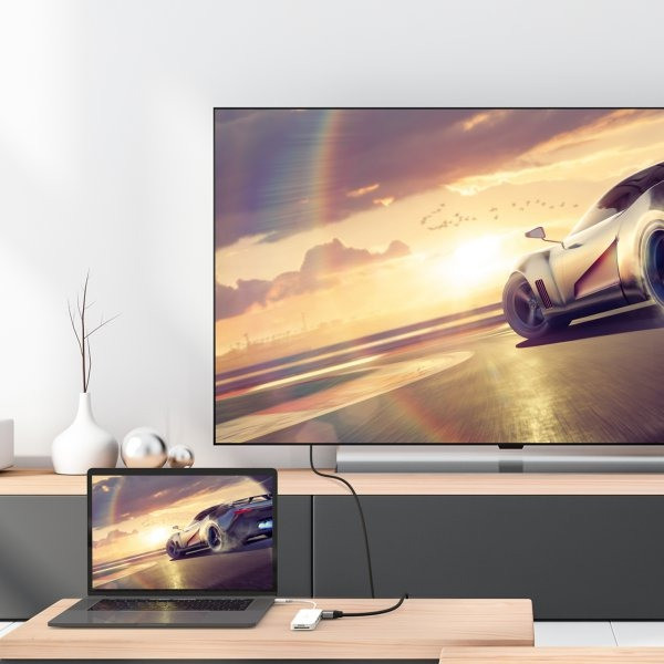 Фото - Хаб USB J5create USB-C 6-в-1 White (JCD373-N)