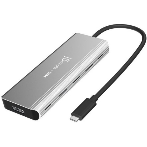 Фото - Хаб USB J5create 7-в-1 Silver (JCD401-N)