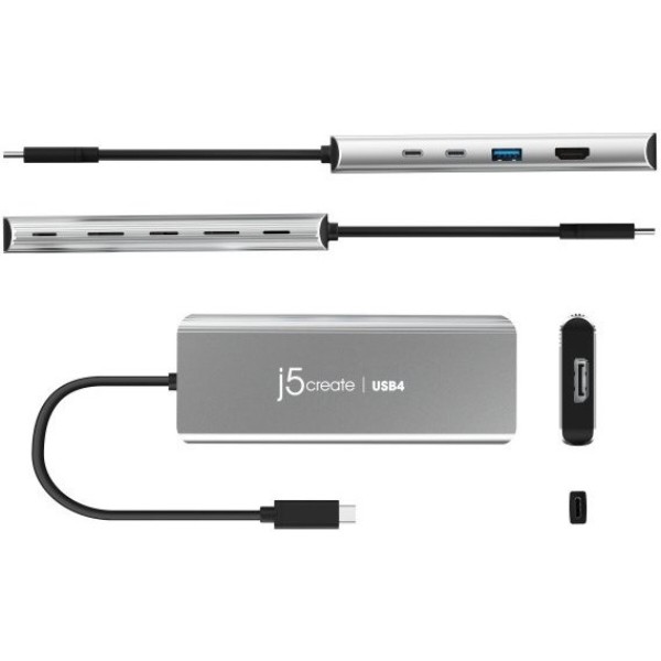 Фото - Хаб USB J5create 7-в-1 Silver (JCD401-N)