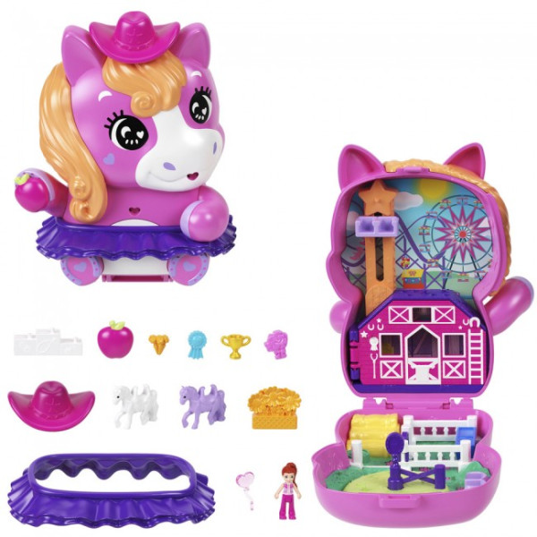 Фото - Кукла-сюрприз набор Polly Pocket Компактный мир приключений в ассортименте (JFG56)