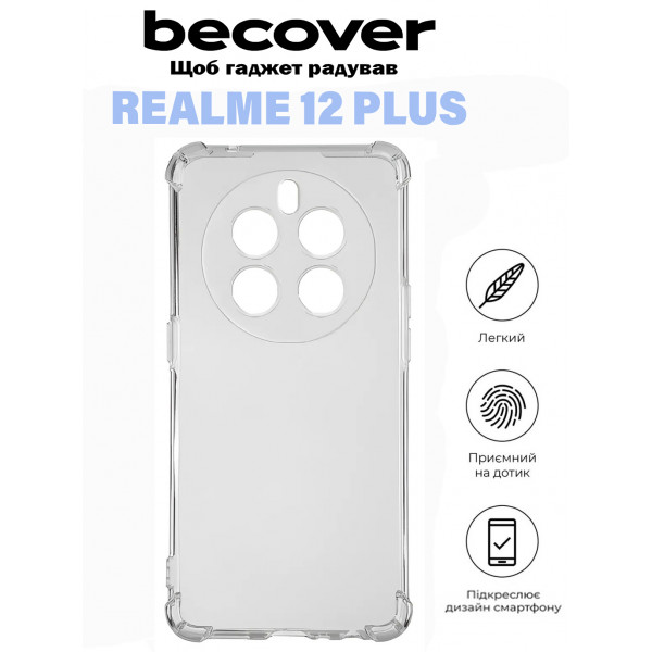 Фото - Чехол для смартфона BeCover Anti-Shock for Realme 12 Plus Clear (711174)