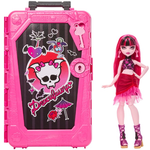 Фото - Кукольный набор Monster High Ужас-секреты Дракулауры серии Кошмарные каникулы (JDR50)