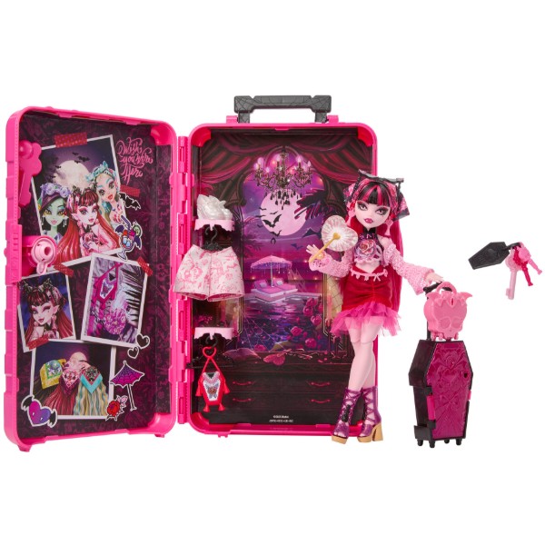 Фото - Кукольный набор Monster High Ужас-секреты Дракулауры серии Кошмарные каникулы (JDR50)