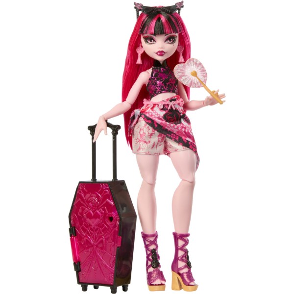 Фото - Кукольный набор Monster High Ужас-секреты Дракулауры серии Кошмарные каникулы (JDR50)