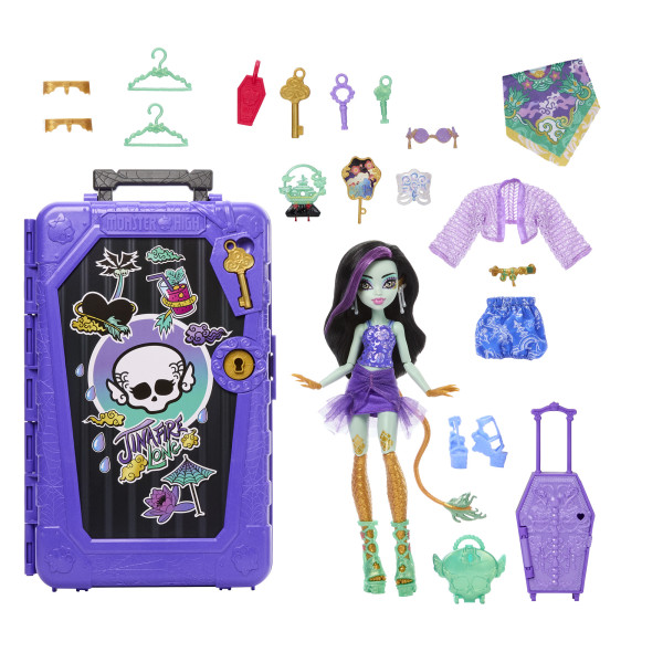 Фото - Ляльковий набір Monster High Жахо-секрети Джиніфаєр серії Кошмарні канікули (JDR52)