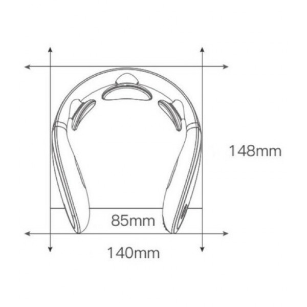 Фото - Масажер для шиї Jeeback Neck massager G20 White