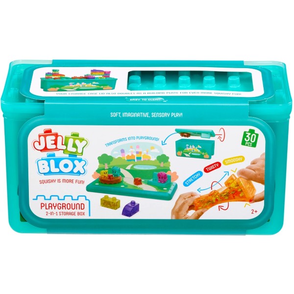 Фото - М'який конструктор для малюків Jelly Blox сенсорний У КЕЙСІ 2 В 1: ІГРОВИЙ МАЙДАНЧИК (934959) Фото - М'який конструктор для малюків Jelly Blox сенсорний У КЕЙСІ 2 В 1: ІГРОВИЙ МАЙДАНЧИК (934959)