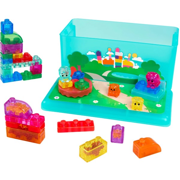 Фото - М'який конструктор для малюків Jelly Blox сенсорний У КЕЙСІ 2 В 1: ІГРОВИЙ МАЙДАНЧИК (934959)
