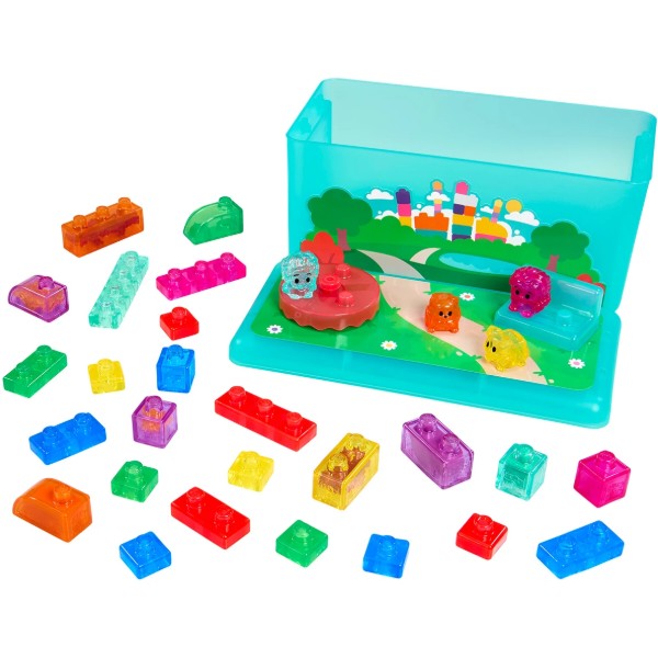 Фото - М'який конструктор для малюків Jelly Blox сенсорний У КЕЙСІ 2 В 1: ІГРОВИЙ МАЙДАНЧИК (934959)