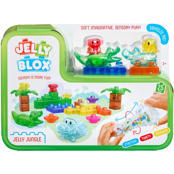 Фото - М'який конструктор для малюків Jelly Blox сенсорний ДЖУНГЛІ (937532) Фото - М'який конструктор для малюків Jelly Blox сенсорний ДЖУНГЛІ (937532)