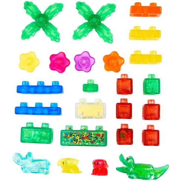 Фото - М'який конструктор для малюків Jelly Blox сенсорний ДЖУНГЛІ (937532)