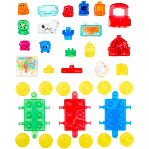 Фото - М'який конструктор для малюків Jelly Blox сенсорний ПОЇЗД (937685)