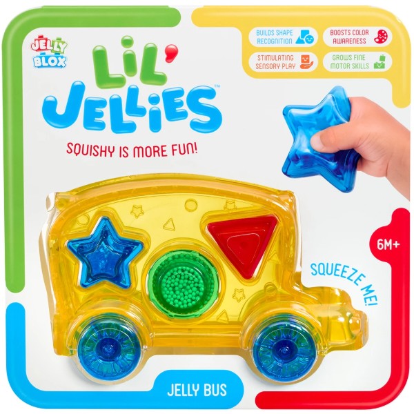 Фото - М'який конструктор для малюків Jelly Blox сенсорний серії Lil' Jellies - АВТОБУС (937839) Фото - М'який конструктор для малюків Jelly Blox сенсорний серії Lil' Jellies - АВТОБУС (937839)