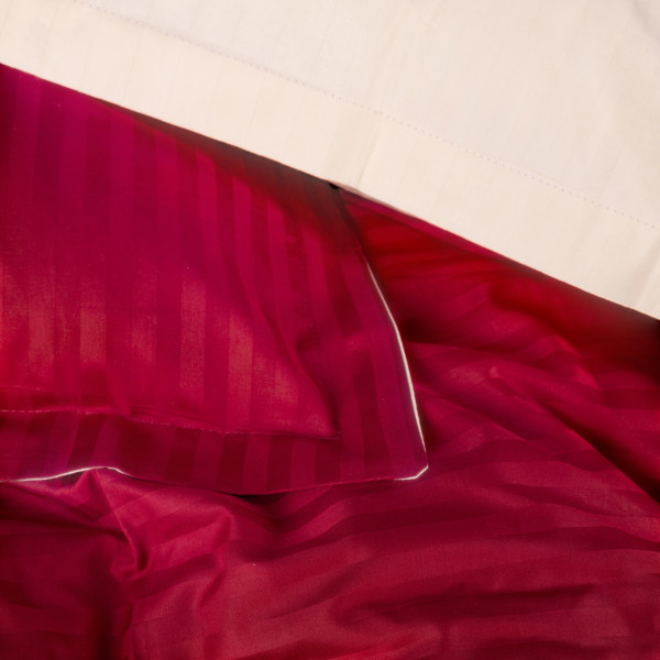 Фото - Комплект постільної білизни дитячий MirSon Satin Stripe 30-0018 + 30-0004 Jenadi 110х140 (2200005247303)
