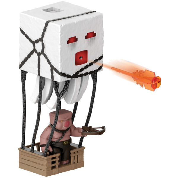 Фото - Коллекционная фигурка Minecraft Игровой набор "Воздушный шар из Гаста" из "Minecraft: фильм" (JFB69)