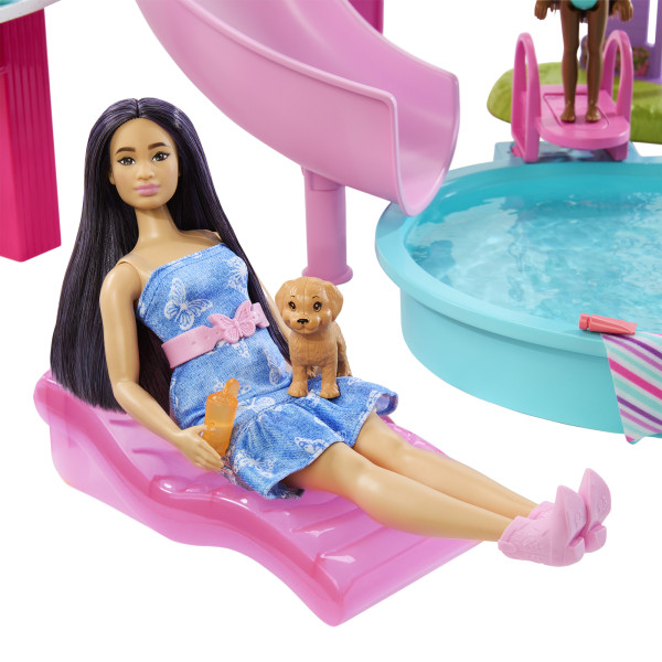 Фото - Одежда и аксессуары для куклы Barbie Бассейн мечты (JFP01)