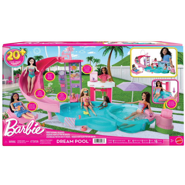 Фото - Одежда и аксессуары для куклы Barbie Бассейн мечты (JFP01)
