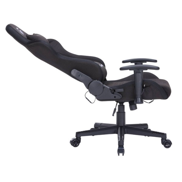 Фото - Кресло для геймеров GamePro RGB Size L Fabric Black (GC700FB)