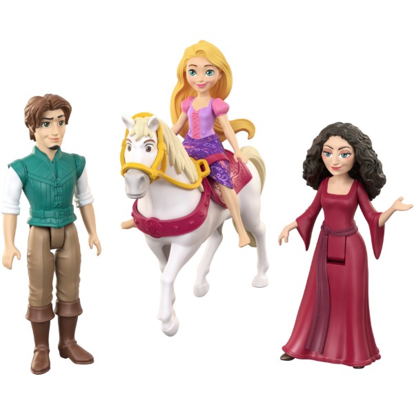 Фото - Кукольный набор DISNEY PRINCESS Рапунцель и друзья по мотивам Рапунцель: Запутанная история (JHG85)