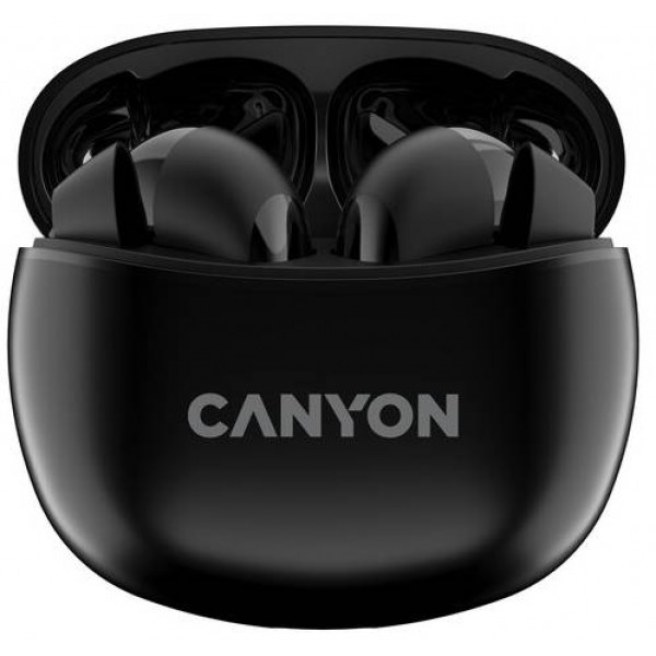 Фото - Навушники вкладиші бездротові TWS Canyon TWS-5 (CNS-TWS5B) Black