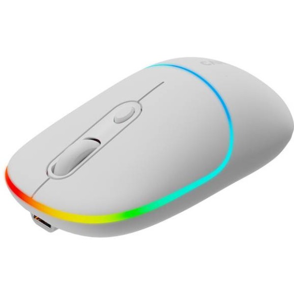 Фото - Миша бездротова Canyon MW-22 Dual Band RGB Wireless Snow White (CNS-CMSW22SW)